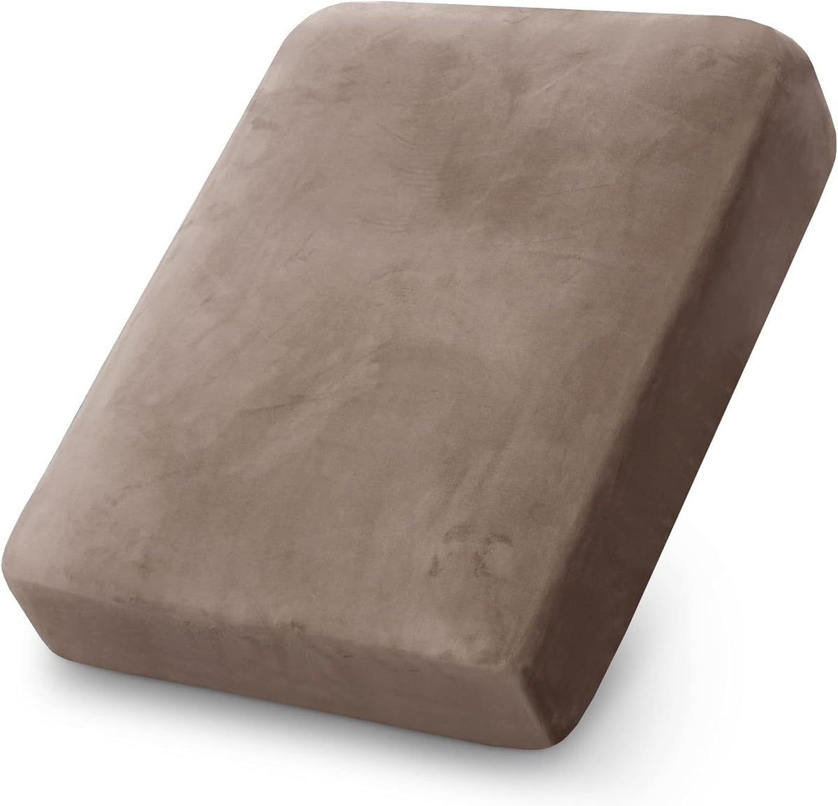 PrinceDeco Velvet Stretch Couch Cushion Cover Soft Cushion Slipcover for Chair Cushion Furniture