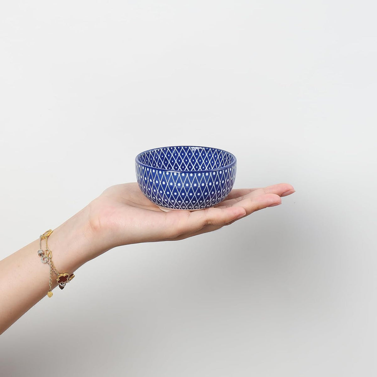 Selamica Ceramic 4 OZ Dipping Bowls Set, 3.5 Inch Mini Bowls for Dipping, Side Dishes, Microwave