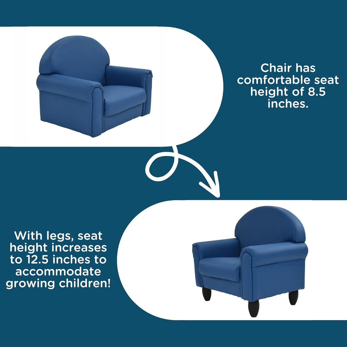 Children's Factory As We Grow Chair and Couch, Flexible Seating for Daycare or Preschool, Kids