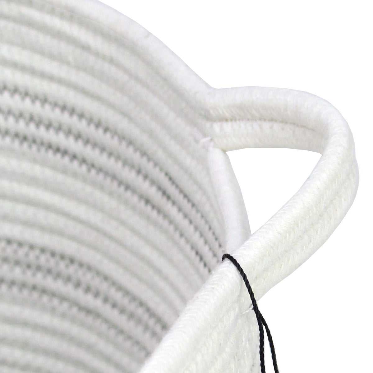 Casaphoria XXXLarge Cotton Rope Basket 22" X 22"X 14" Blanket Basket for Living Room Woven Basket