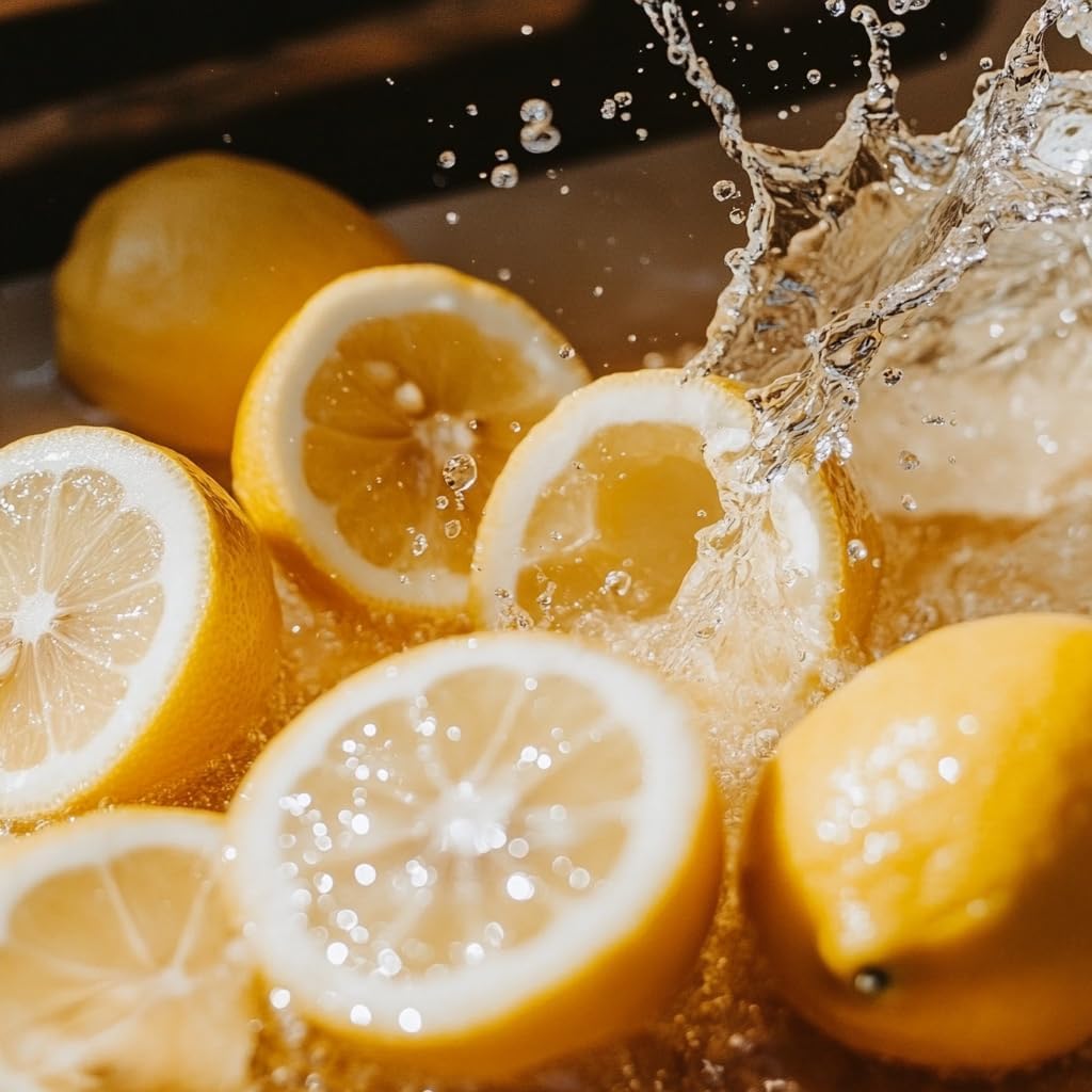 1OAK Soy Wax Fresh Lemon Candle - Citrus Candles for Home, Kitchen, & Summer - Fruity Candles