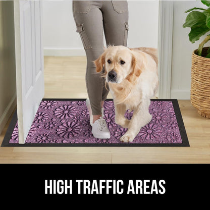 GORILLA GRIP 100% Waterproof All-Season WeatherMax Doormat, Durable Natural Rubber, Stain and Fade