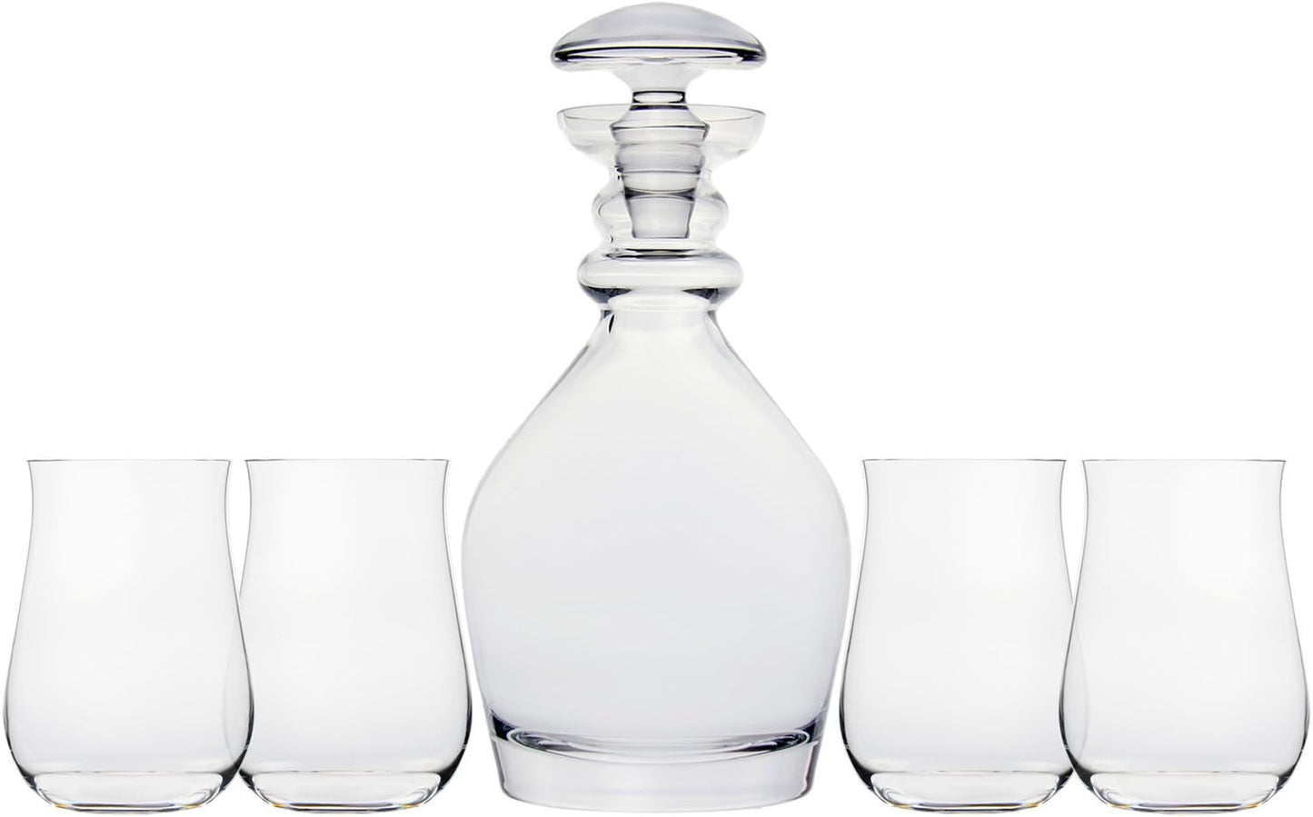 Ravenscroft Crystal | 5-piece European-Made Hand-blown Decanter Gift Set | 47.5 Fl Oz Decanter |