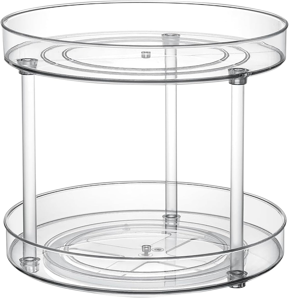 Clear Lazy Susan Organizer, Rotating Kitchen Pantry Organization and Storage, Medicine Cabinet