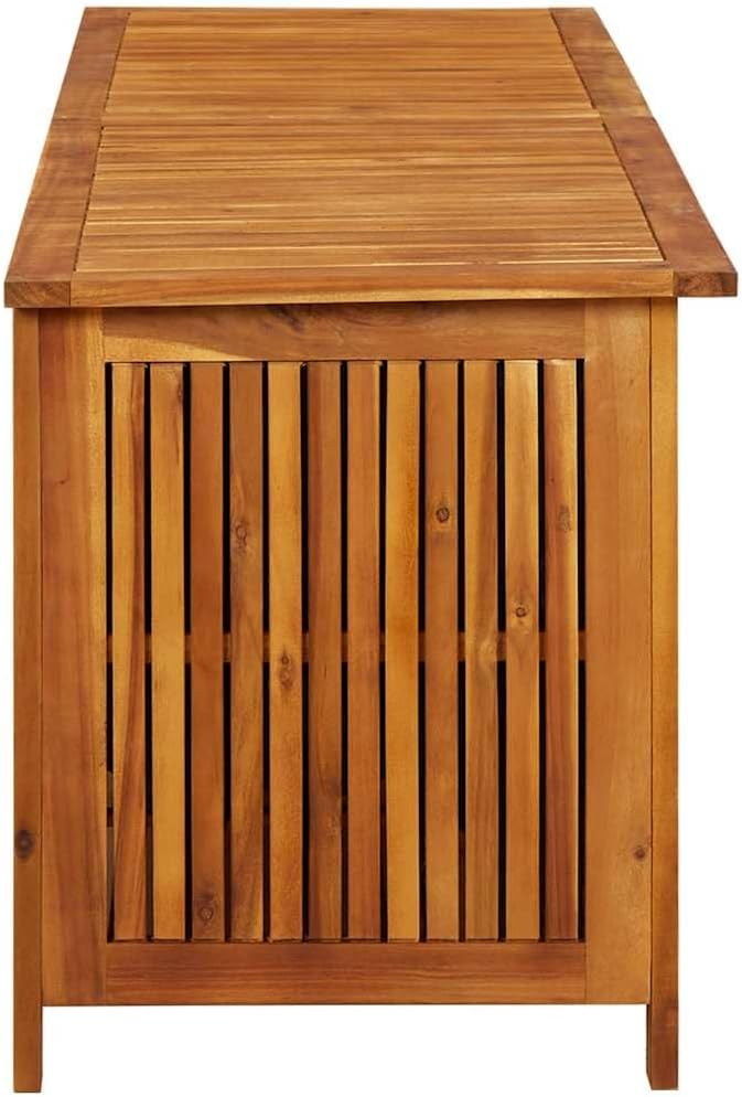 vidaXL Outdoor Storage Box, [Load Capacity Gallon] Deck Box with Gas-Lift Lid, Storage Chest with