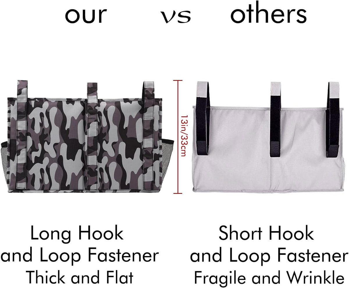 Surblue Bedside Caddy Hanging Organizer Storage Bag Pocket for Bunk, Hospital, College Dorm Rooms
