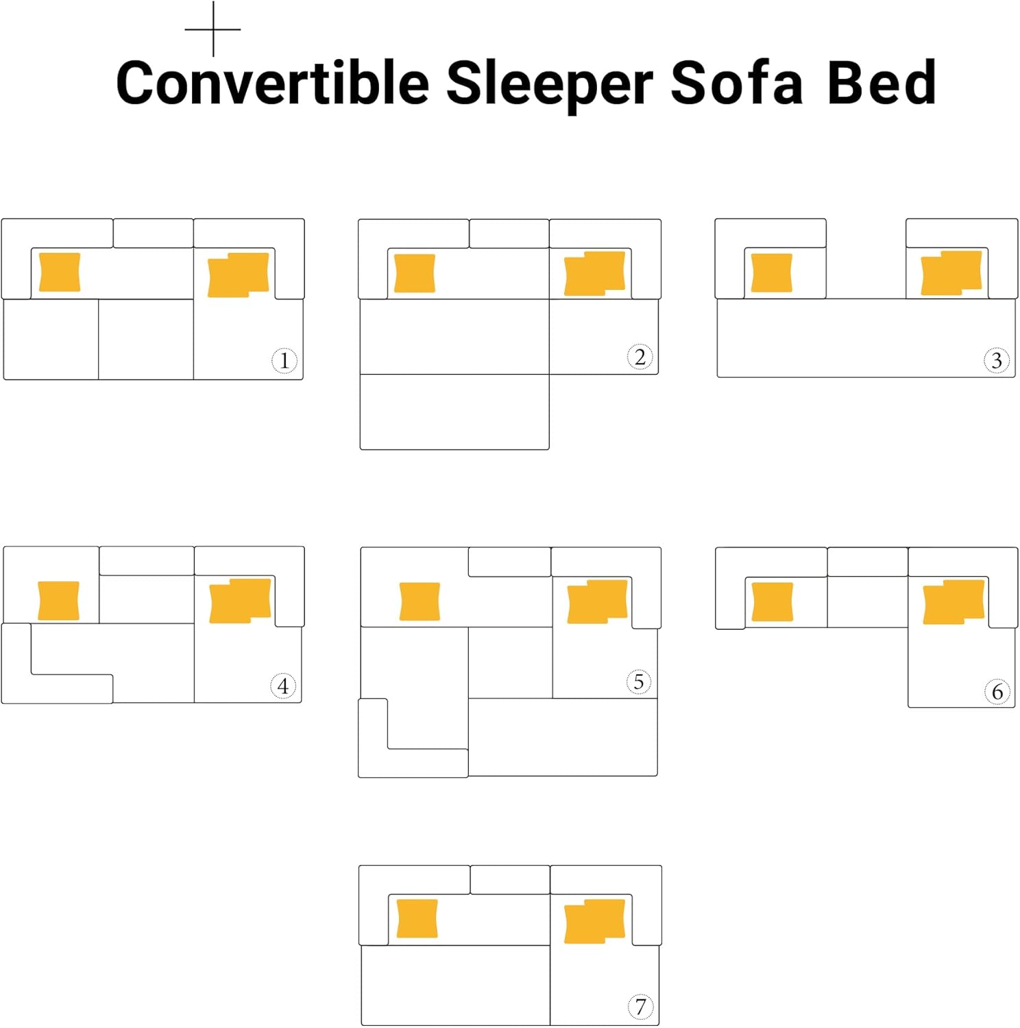 108" Oversized Convertible Sleeper Sofa Bed, Corduroy L Shape Sectional Couch, Folding Sofa Bed