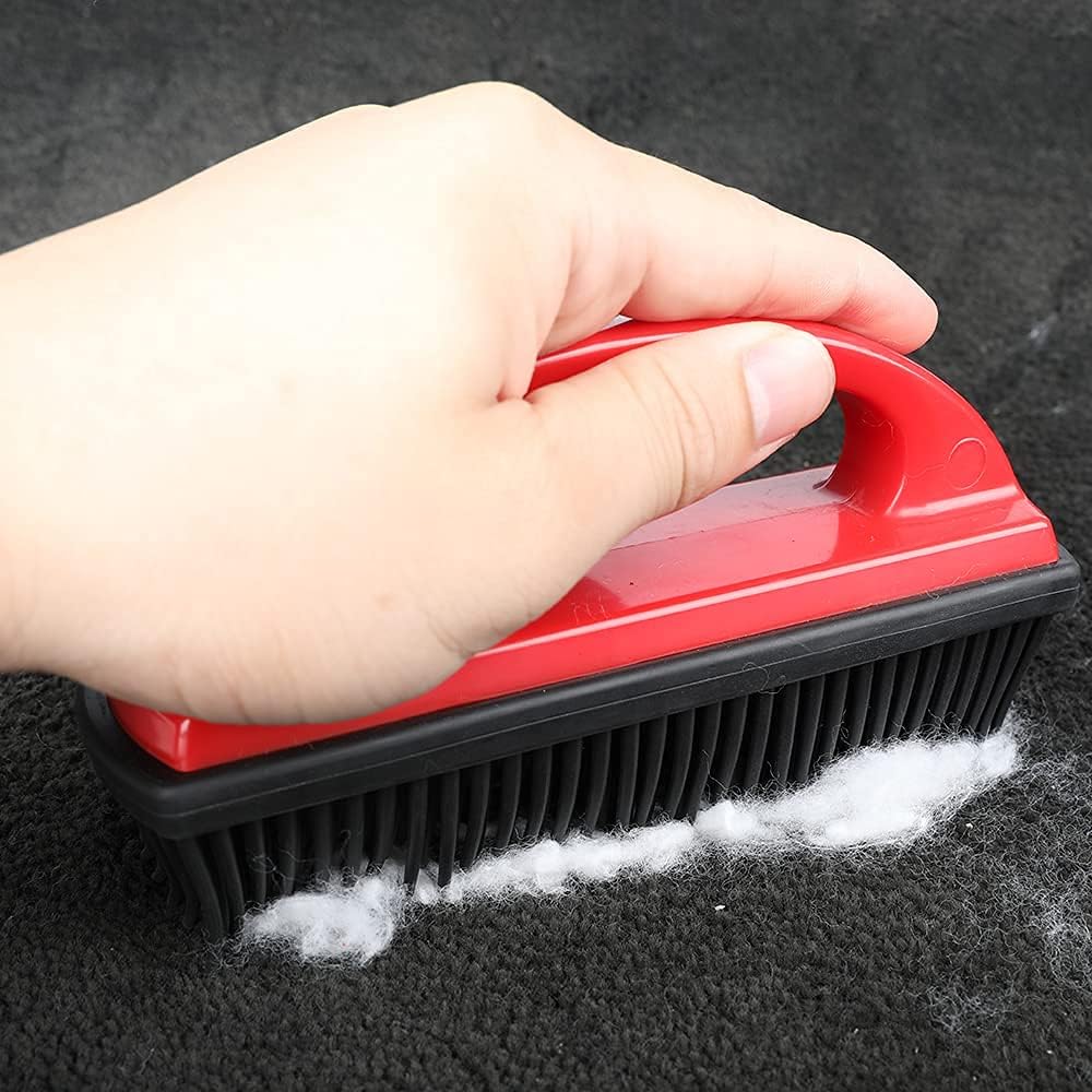 Rubber Pet Hair Removal Brush Lint & Hair Removal Cat Dog Hair Remover Brush Pet Hair Removal Tool