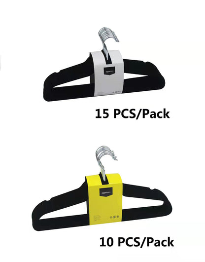 Amazon Basics Slim Velvet Non-Slip Space Saving Suit Clothes Hangers, Closet Organizer