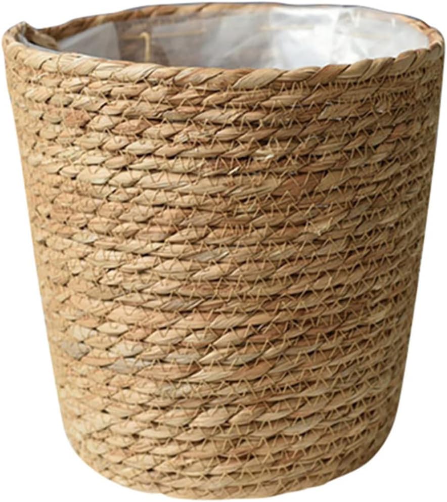 Home Decor Woven Straw Flower Pot Seagrass Planters Basket Garden Plant Pot Containers Wicker