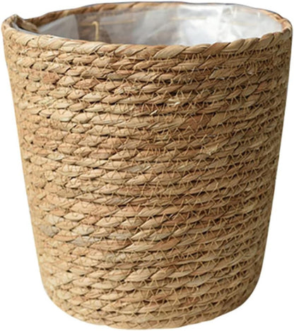 Home Decor Woven Straw Flower Pot Seagrass Planters Basket Garden Plant Pot Containers Wicker