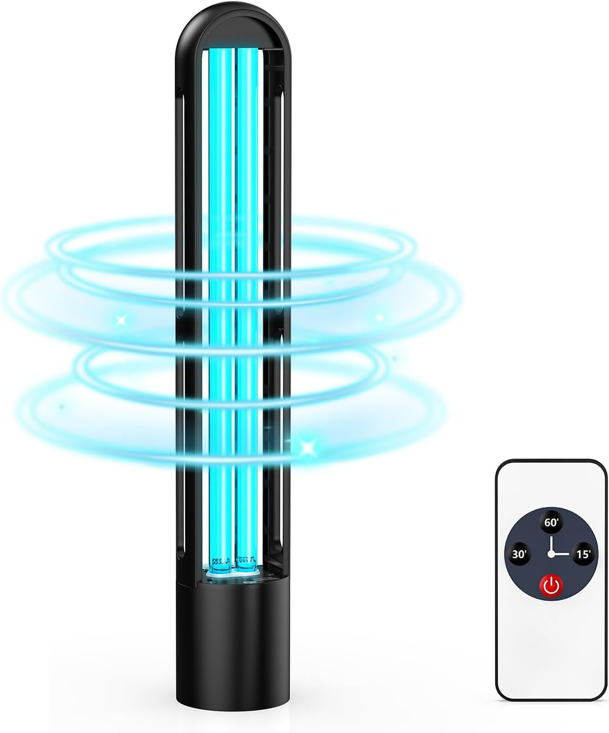 UV Light Sanitizer, Ultraviolet Lamp with Remote Control for Bed Bugs and Dust Mites, Home