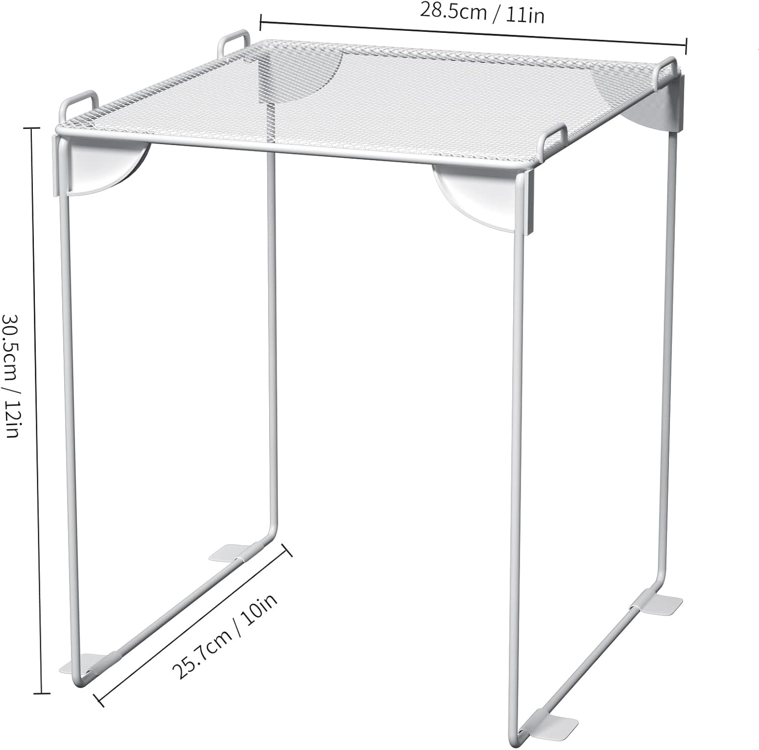 Neudeoc Locker Organizer and Accessories Kit, Includes Mesh Locker Shelf and Magnetic Pen Holder