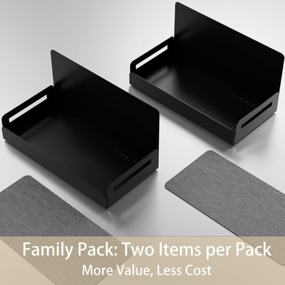 2-Pack Magnetic Spice Rack for Refrigerator - Heavy-Duty 20LB Capacity - Strong Magnetic Shelves