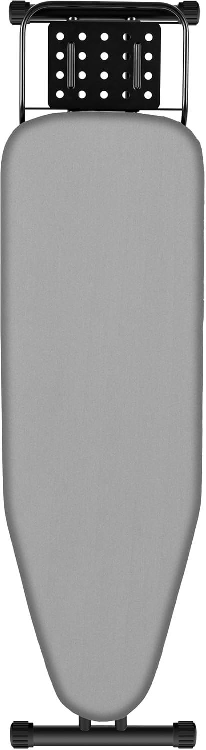 Ironing Board,13" X 43" W/with Iron Rest | Full Metal Construction| Height Adjustable | Heat &