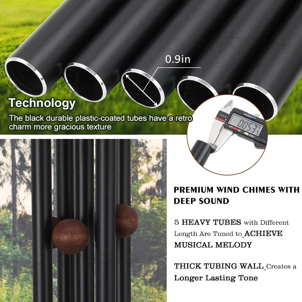 Astarin Wind Chimes Outdoor Deep Tone, Memorial Wind Chimes Outdoor, Gifts for Housewarming/ Mother