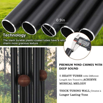 Astarin Wind Chimes Outdoor Deep Tone, Memorial Wind Chimes Outdoor, Gifts for Housewarming/ Mother