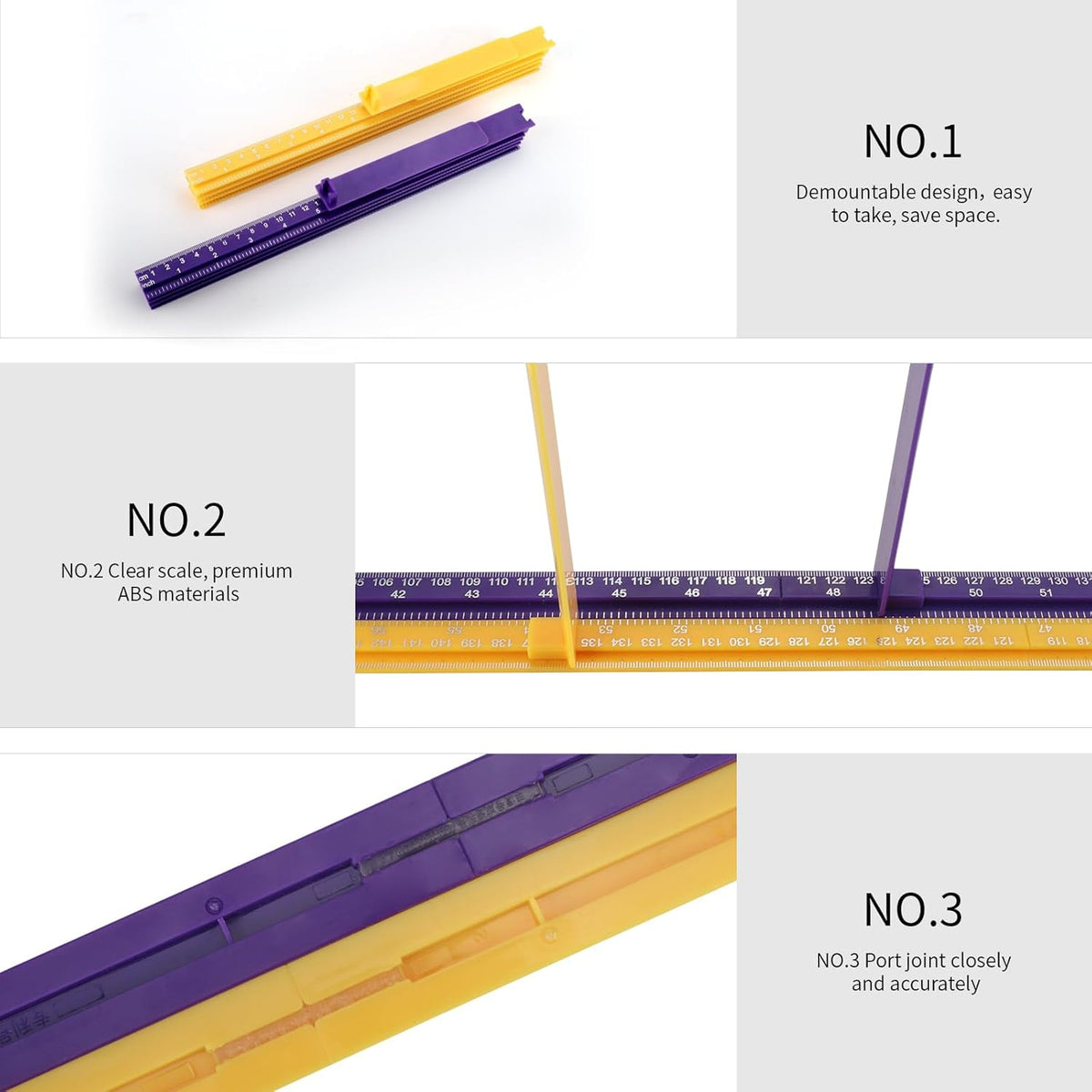 Growth Chart for Wall, Children Height Measurement,3D Removable Growth Height Chart,Splicing Height