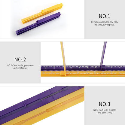 Growth Chart for Wall, Children Height Measurement,3D Removable Growth Height Chart,Splicing Height