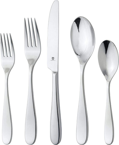 Silverware Set for 16 – 18/10 Stainless Steel Flatware, Mirror Finish, Dishwasher Safe, Durable and