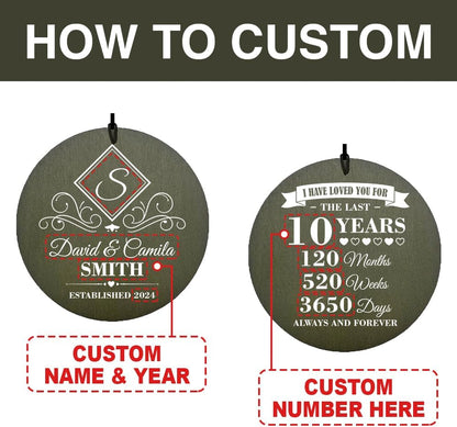 ASTARIN Personalized Wind Chimes for Anniversary, Customized Wedding, Anniversary Presents