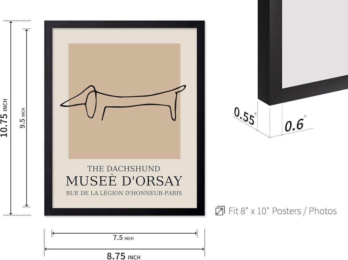 Poster Master Vintage Poster - Retro Minimalist Print - Gift for Artist, Housewarming - Dachshund