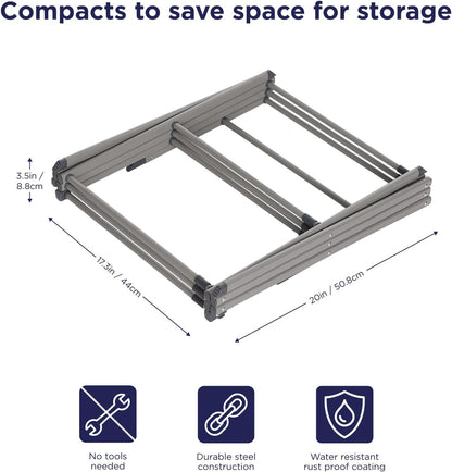 BLACK+DECKER Laundry Organization Expandable/Collapsible Clothes Drying Rack. Essential for