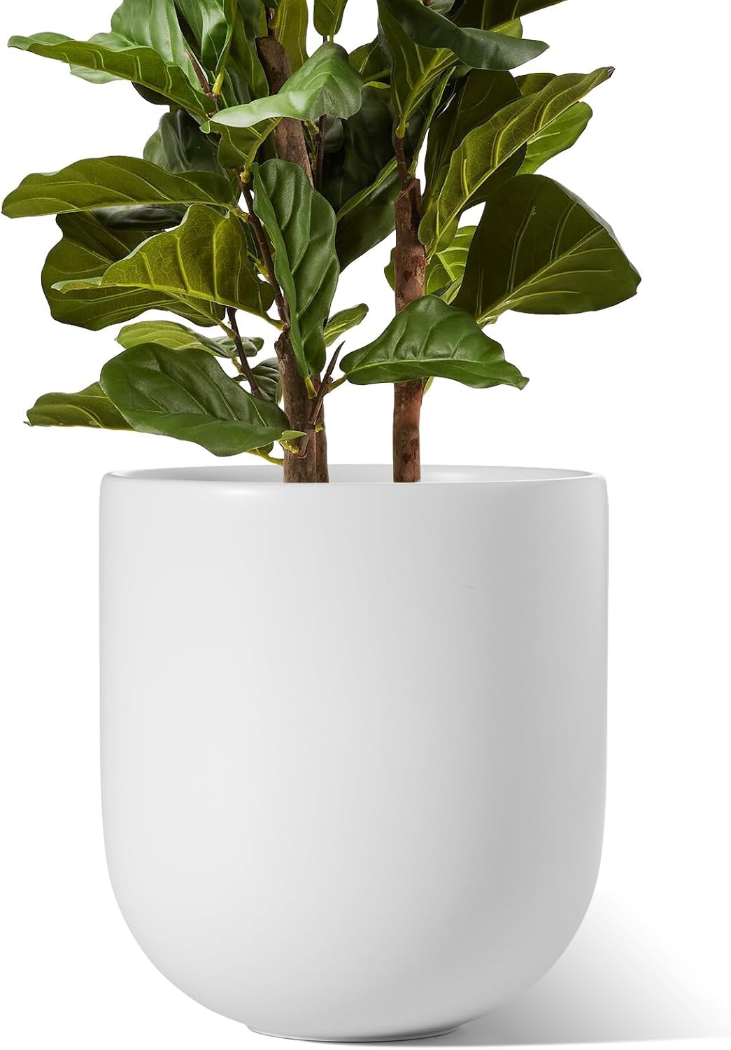 LE TAUCI 12 Inch Pots for Plants, Ceramic Large Planters for Indoor Plants, Indoor Plant Pots for