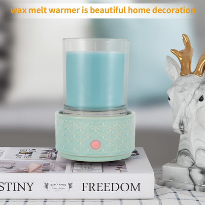 kobodon Ceramic Wax Melt Warmer - 3-in-1Electric Wax Warmer-Fragrance Candle Burner for Scented Wax