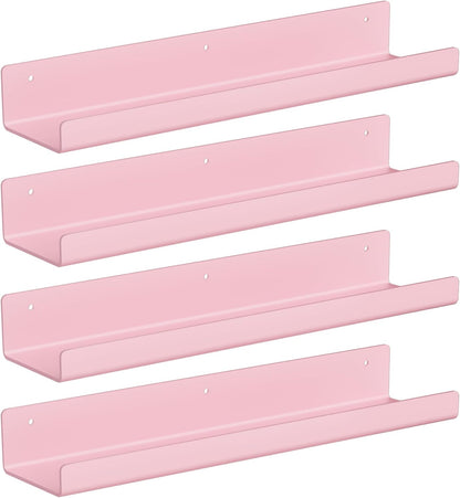 upsimples Acrylic Shelves for Wall Decor, 15" Display Shelf Perfume Organizer for Bathroom