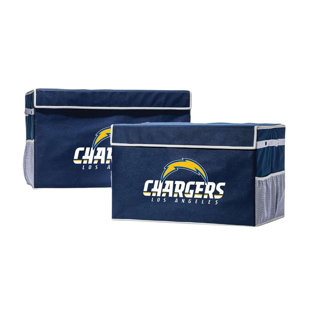 NFL Los Angeles Chargers NFL Team Licensed Collapsible Storage Footlocker Bin Smallnfl Team