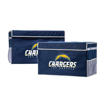 NFL Los Angeles Chargers NFL Team Licensed Collapsible Storage Footlocker Bin Smallnfl Team