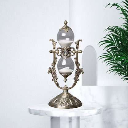 Sand Timer 30 Minutes,Sanduhr Deko,Hour Glass,Metal Vintage Hourglass,for Home Decoration Office