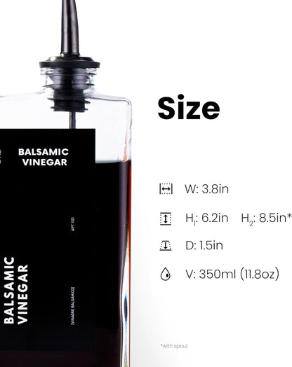Olive Oil Dispenser for Kitchen, Cooking Oil Dispenser, Oil and Vinegar Dispenser Set, Olive Oil