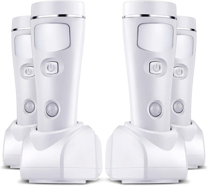 Enhon 4 in 1 LED Emergency Lights for Home Power Failure, 4 Pack Rechargeable Plug in Flashlight