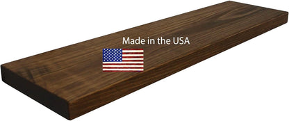 joelsantiques - 36 Inch Wooden Floating Shelves for Wall - Made of Natural Wood - 36x12x2 in - Long