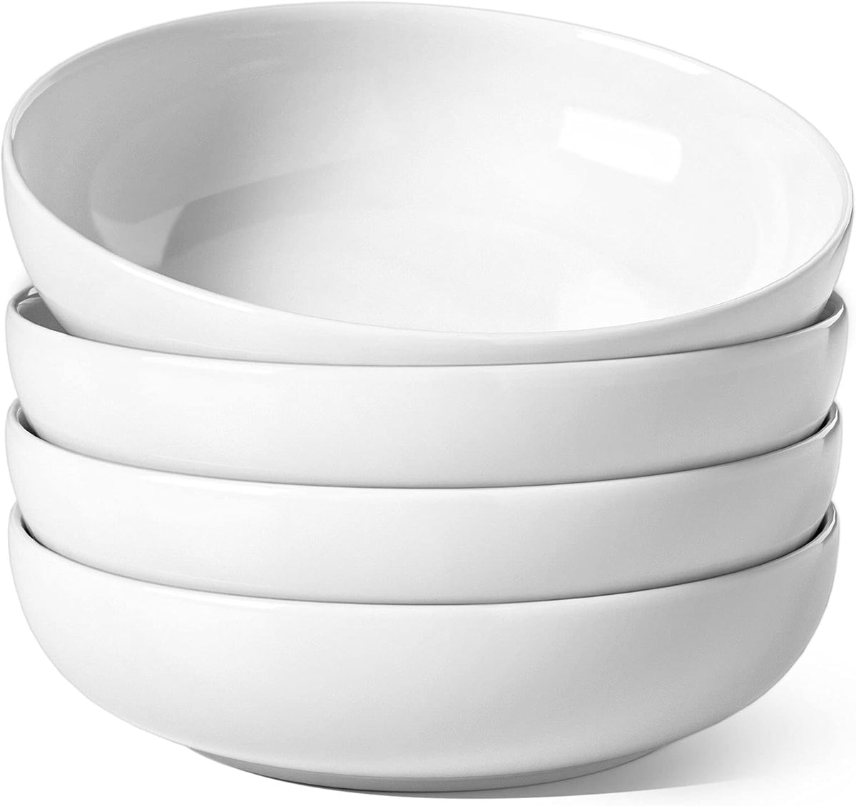 LE TAUCI Pasta Bowls 45 oz, Salad Bowls Set for Serving Soup, Pasta, Noodle, Dinner, Large Kitchen