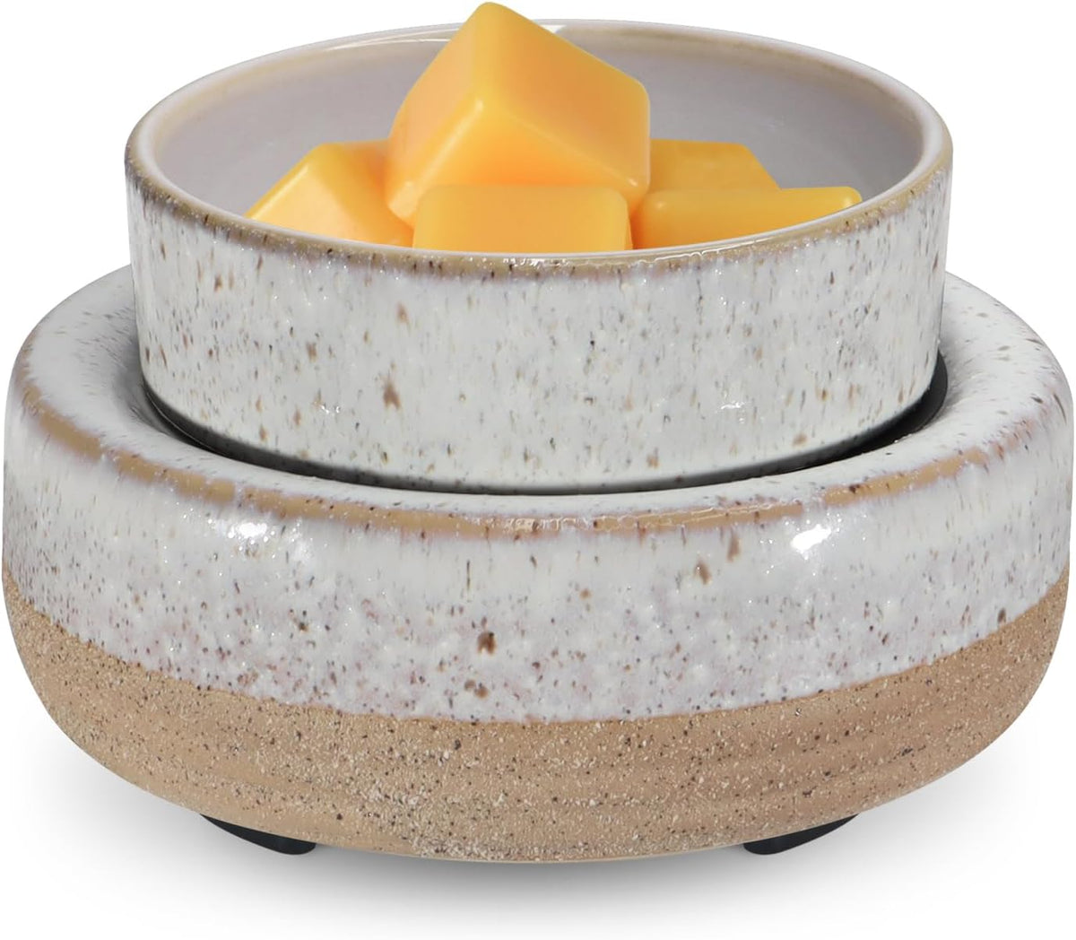 Wax Melt Warmer, Ceramic Candle Melter Melting Wax 3-in-1 Oil Burner Electric Fits Yankee Large
