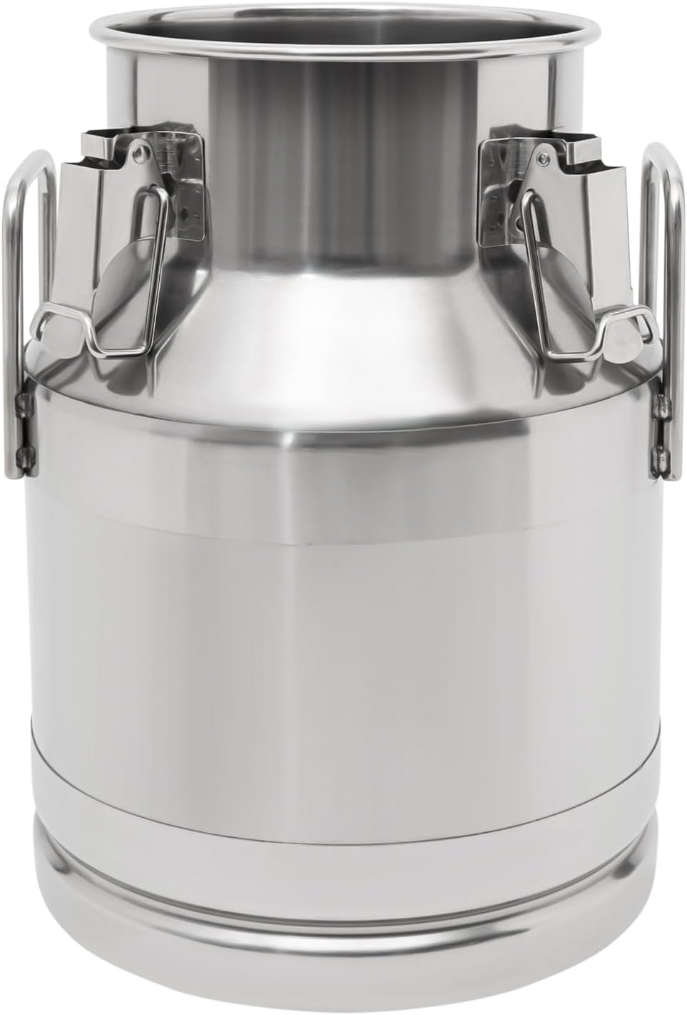 201 Food-Grade Stainless Steel Ice Bucket with Lid, 10L/2.64Gal Good Sealing Storage Canister Milk