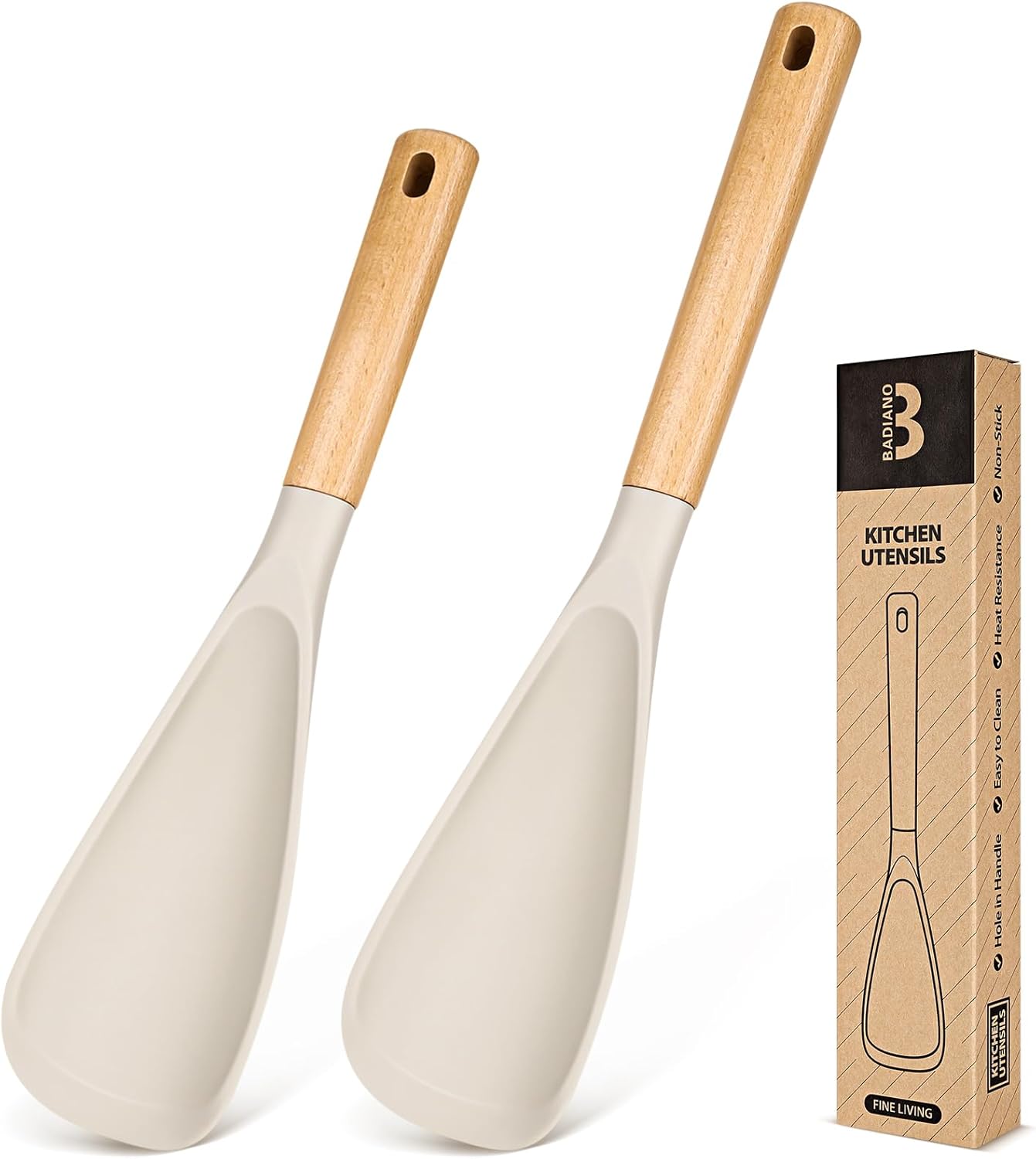 Multifunction Spatula Spoon for Nonstick Cookwares, Great for Cooking and Serving, Sturdy BPA-Free