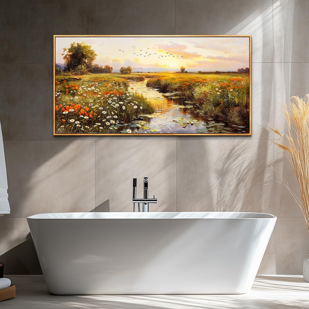 PHAOHUAXM Large Wall Art For Living Room Canvas Wall Decor For Bedroom Watercolour Painting Office