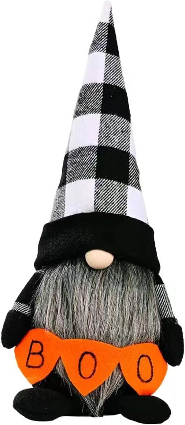 Halloween Gnomes Plush Decor, Witch Scandinavian Tomte Nisse Gnome Swedish Table Decorations