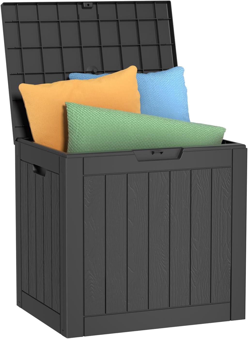 36 Gallon Outdoor Deck Box,Storage Lockable Waterproof Patio Furniture,Garden Tools,Cushions,Pool