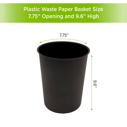 Kenney KN83001 Storage Made Simple 1.53 Gallon (5.7 Liter) Small Open Top Rust-Proof Plastic Waste