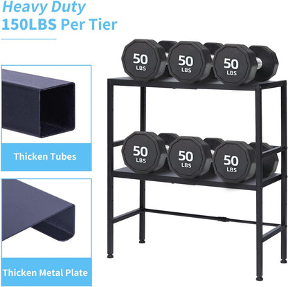 2-Tier Expandable Metal Storage Shelves, 150LBS Heavy Duty Shelving Units and Storage,Adjustable