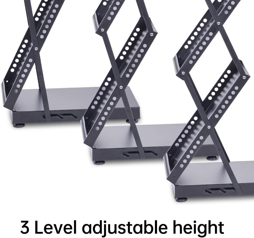 brochure display stand&Foldable Magazine Rack with 5 Pockets for Exhibition and Trade Show