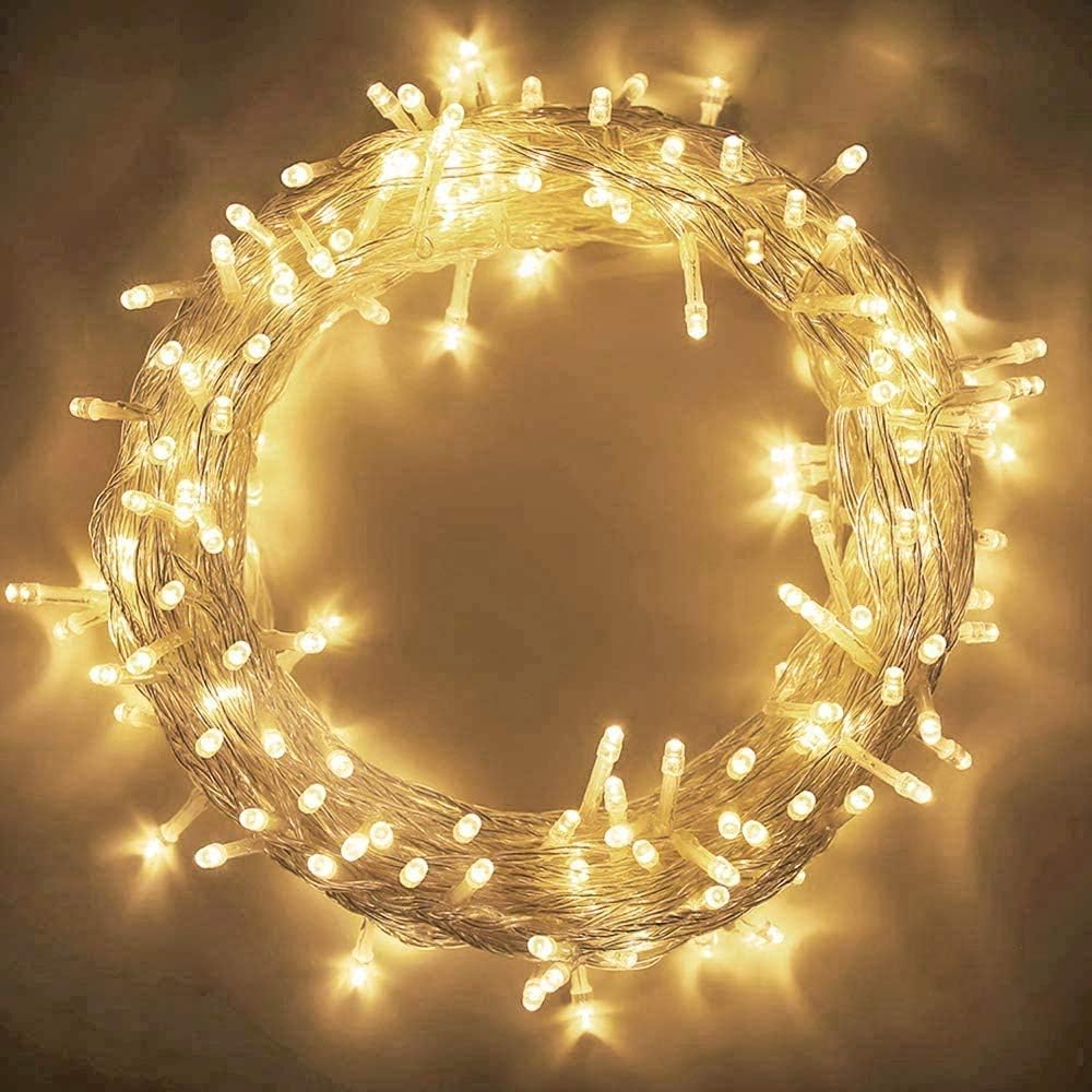 98FT 200 LEDs String Lights Waterproof Fairy Lights 8 Modes with Memory 30V UL Certified Power