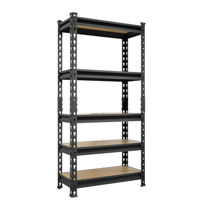 Big RED Storage Shelving Unit, 5-Tier Adjustable, Heavy Duty Metal Garage Shelves/Utility Rack for