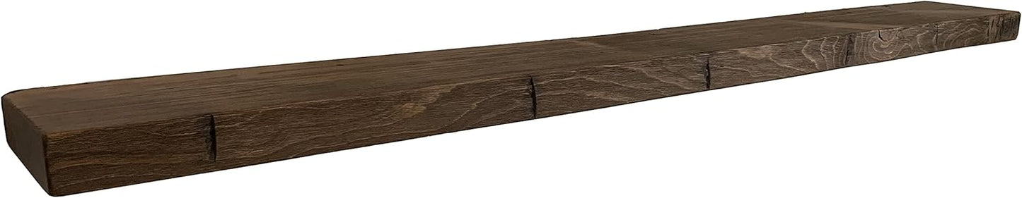 joelsantiques Floating Shelf, Wood Wall Shelf, Natural Wooden Home Decor for Bathroom Kitchen