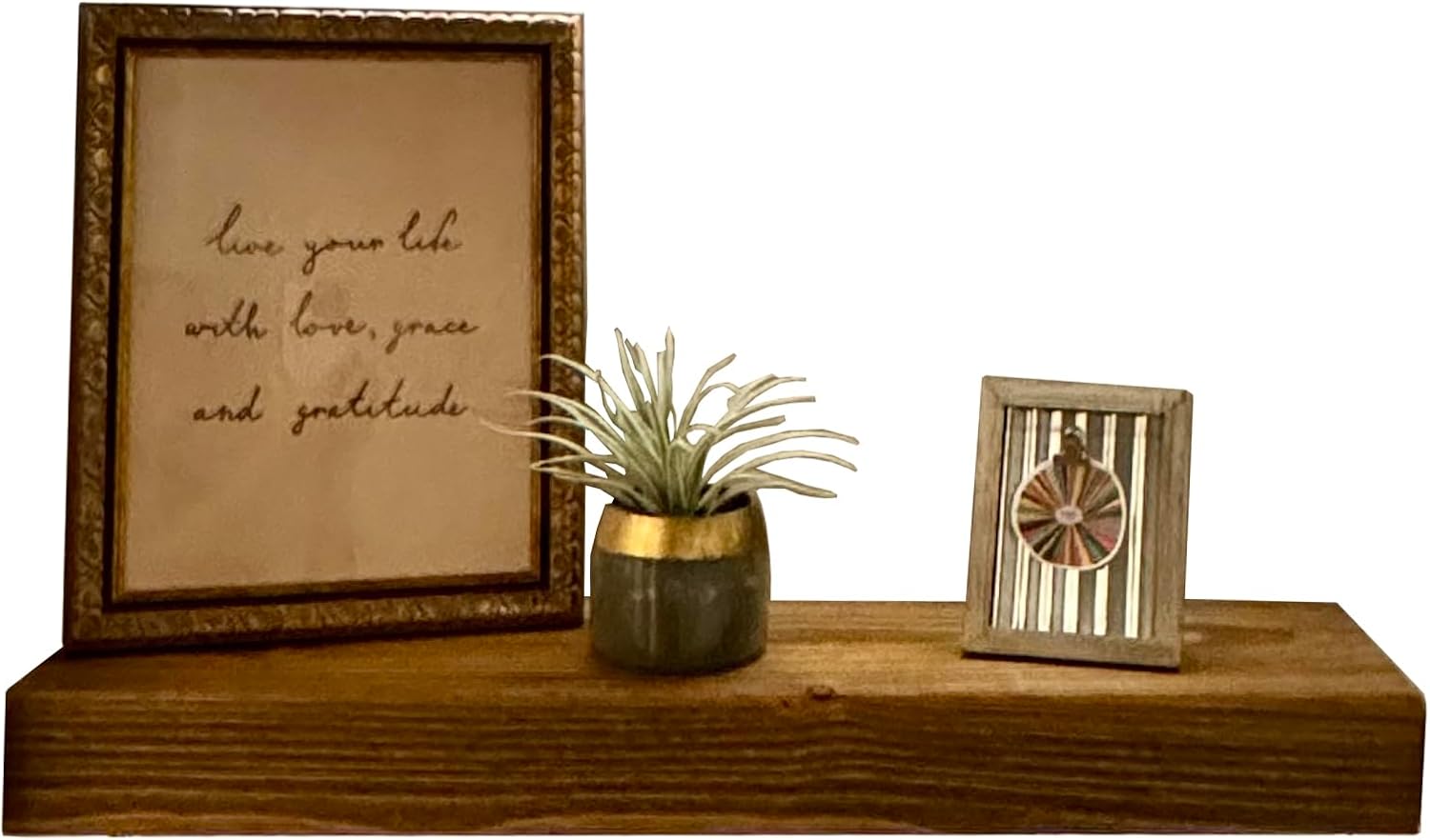 joelsantiques - 18 Inch Wooden Floating Shelves for Wall - 18x8x2 in - Made of Natural Wood - Heavy